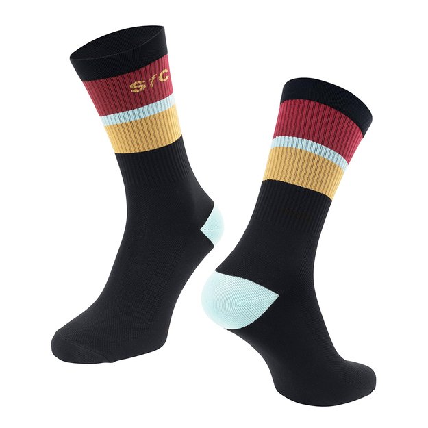 Kojinės FORCE Stripe // dydis: S-M (36-41) (juoda)