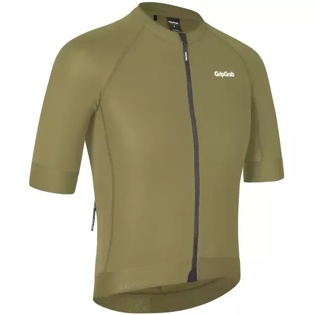 GripGrab PACR vyriški marškinėliai | Olive Green 1