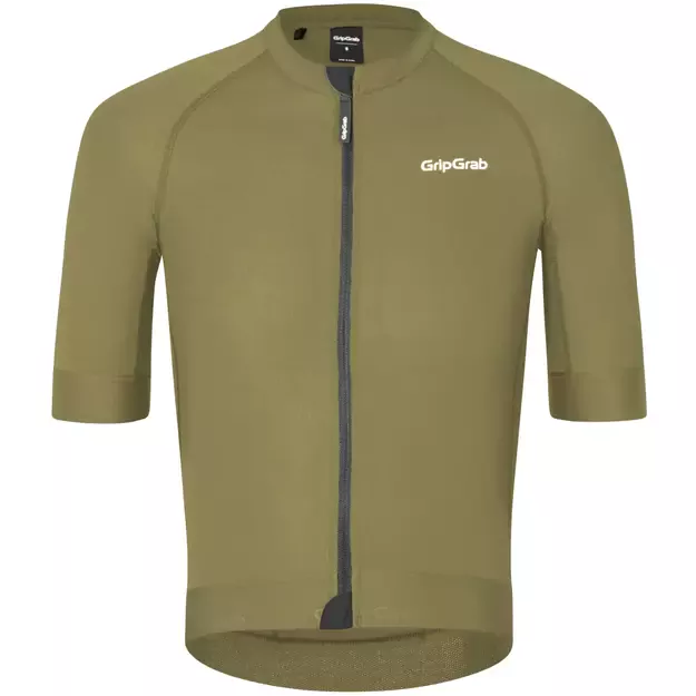 GripGrab PACR vyriški marškinėliai | Olive Green