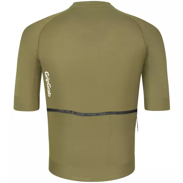 GripGrab PACR vyriški marškinėliai | Olive Green 2