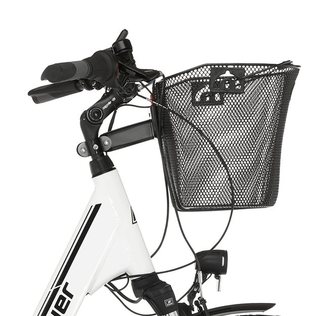 Dviračio krepšys ant vairo Fischer // metalinės vielos (juodas) 2