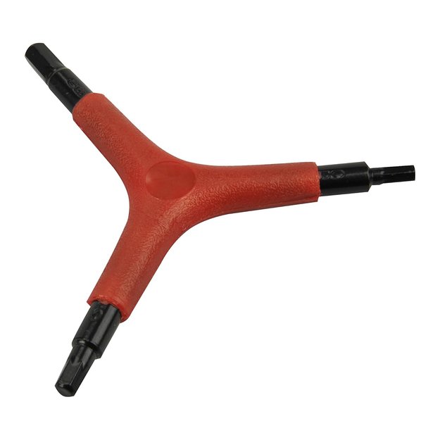 Šešiakampis įrankis Fischer // 4 / 5 / 6 mm sizes, 3-Arm Allen Key