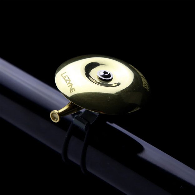 Dviračio skambutis Lezyne Classic Shallow Brass Bike Bell (auksinis/juodas) 1