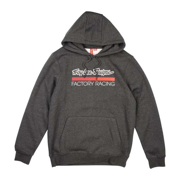 TLD PULLOVER HOODIE FACTORY RACING BLACK HEATHER / RED (73166900)