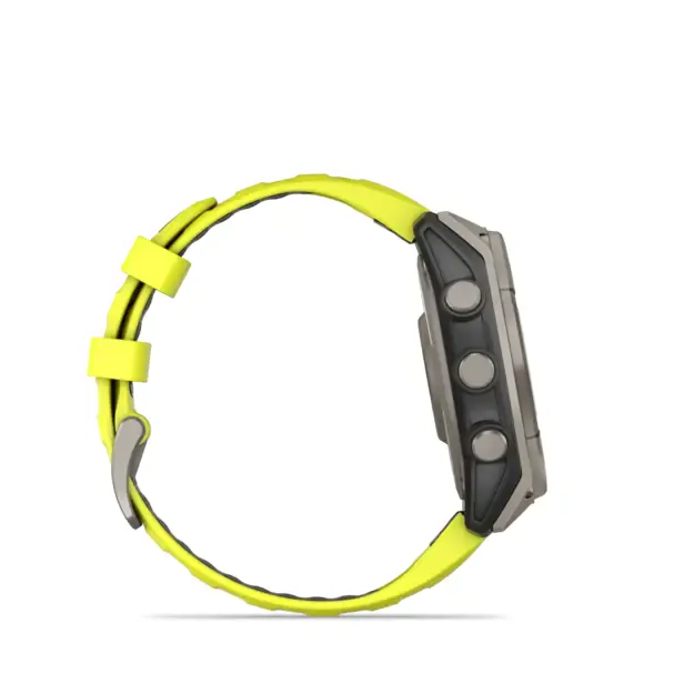 Išmanusis laikrodis Garmin fēnix® 8 Solar | 47mm | Titanium - Amp Yellow 5