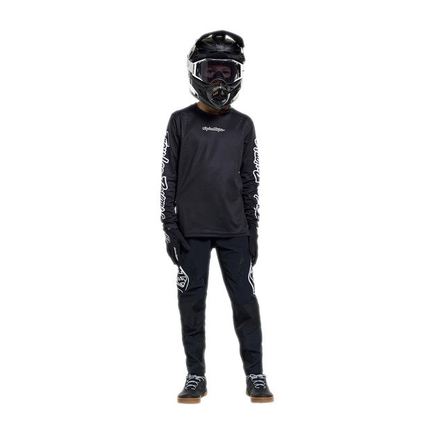 TLD LONG SLEEVE JERSEY YOUTH SPRINT PRO MONO BLACK (31593100) 4