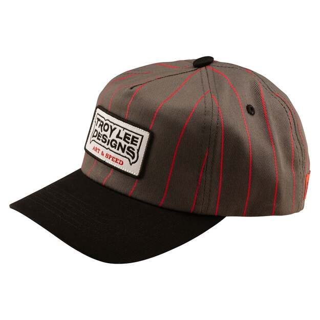 TLD UNSTRUCTURED CURVED SNAPBACK MEDIEVAL GRAY / RED (795741001)