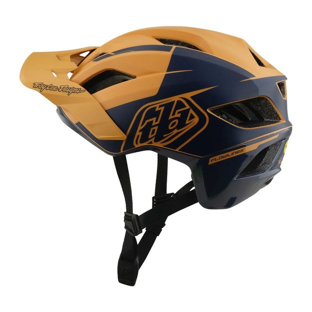 TLD HELMET FLOWLINE SE MIPS HYDRO MUSTARD / BLACK IRIS (11002402) 2