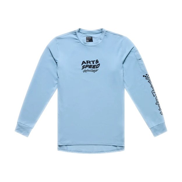 TLD LONG SLEEVE JERSEY RUCKUS RIDE TEE WAVES DAWN BLUE (37104800)