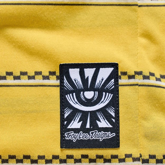 TLD SHORT SLEEVE JERSEY SKYLINE RIDE TEE CHECKED OUT BUTTER (38201601) 3