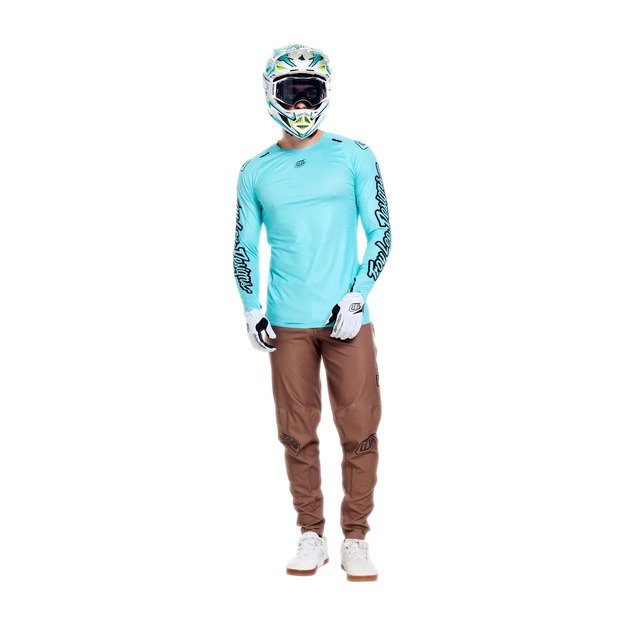 TLD LONG SLEEVE JERSEY SPRINT ULTRA MONO REAL TEAL (35602701) 4