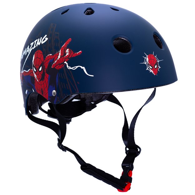 &Scaron;almas DISNEY Bmx/Skate Spiderman S/M 54-58cm (mėlynas)