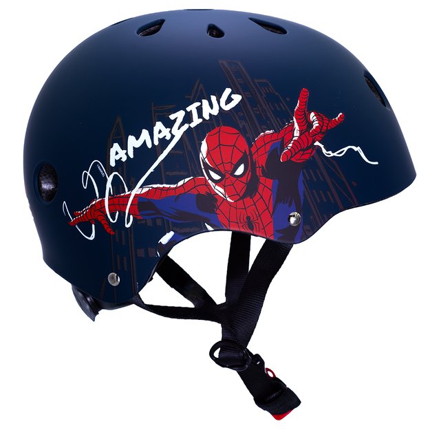 &Scaron;almas DISNEY Bmx/Skate Spiderman S/M 54-58cm (mėlynas)