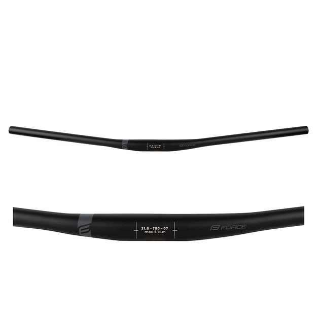 Vairas FORCE TEAM // 31,8/780 mm, aliuminis (juodas)