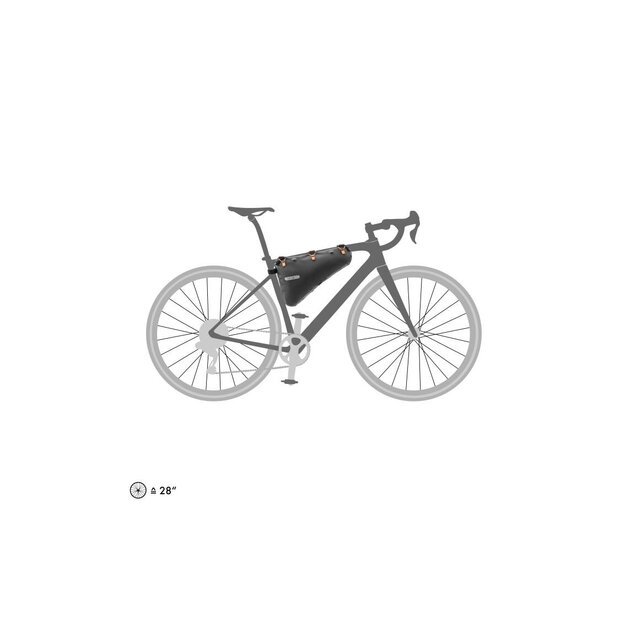 Krepšys Ortlieb Frame-Pack RC Toptube Black Matt (4 L)