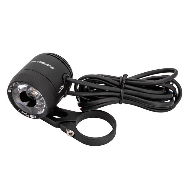 Priekinis žibintas nuo dinamos Supernova E3 Pure 3 HBM LED // 6V AC, 70 LUX