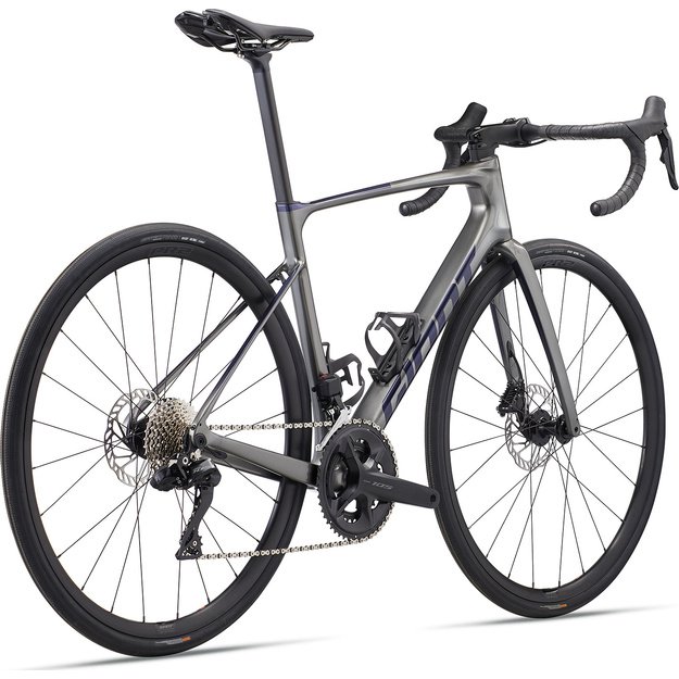 Plento dviratis GIANT Defy Advanced 1, tamsiai pilkas/mėlynas
