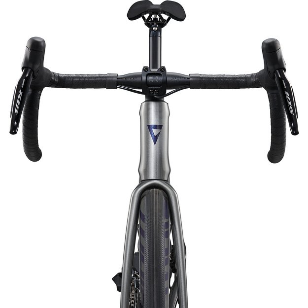 Plento dviratis GIANT Defy Advanced 1, tamsiai pilkas/mėlynas