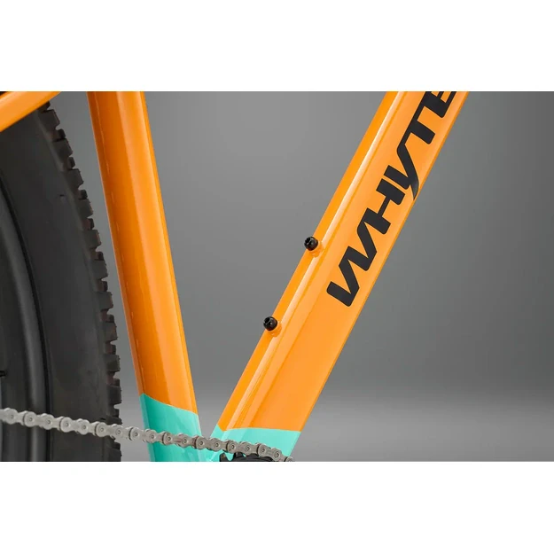 Dviratis WHYTE Secta S Gloss coral orange with turquoise (AWSECS)