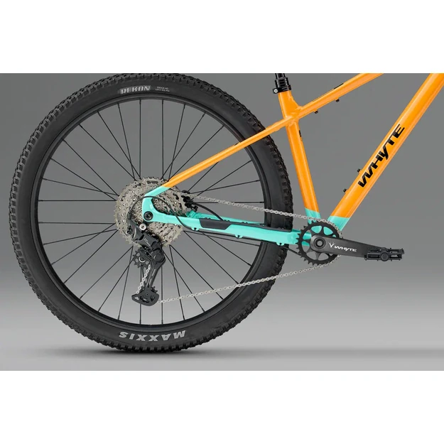 Dviratis WHYTE Secta S Gloss coral orange with turquoise (AWSECS)