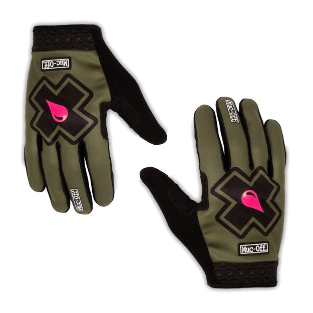 Pirštinės MUC-OFF MTB // dydis: M (žalia - Camo Green)