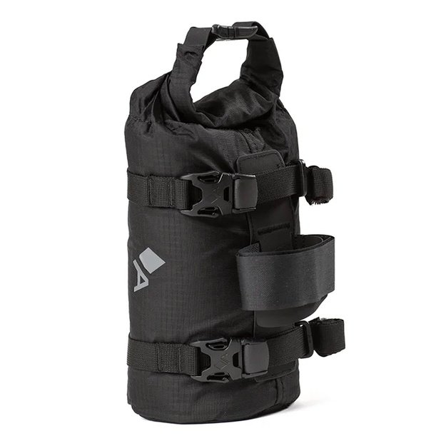 Dviračio krep&scaron;ys ant vairo Acepac Minima Bag MKIII // 2L, 11 x 21 cm (juodas)