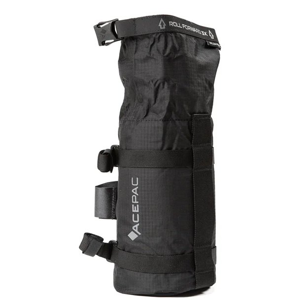 Dviračio krep&scaron;ys ant vairo Acepac Minima Bag MKIII // 2L, 11 x 21 cm (juodas)
