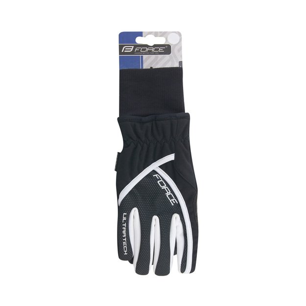 Pirštinės FORCE Ultra Tech žieminės (juoda/balta) XXL 1