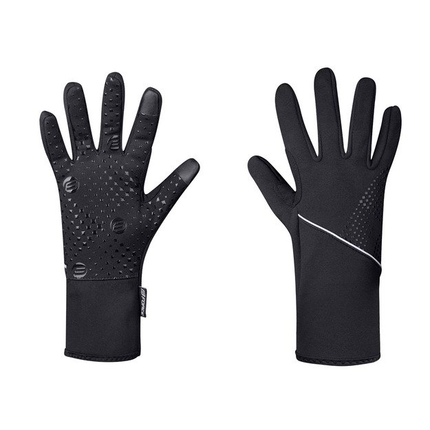 Pirštinės FORCE VISION, softshell pavasaris/ruduo (juodos) dydis S 1