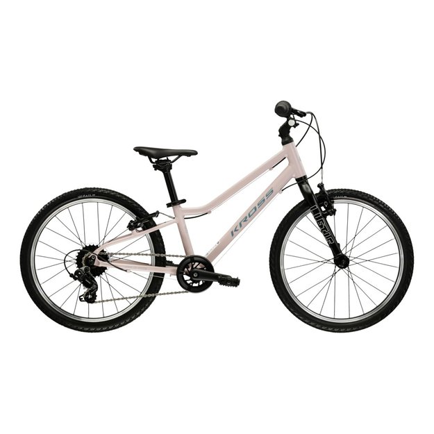 KROSS Liftie 20 U / Pink  Graphite Matte / lengvas vaikiškas dviratis (20 ) 