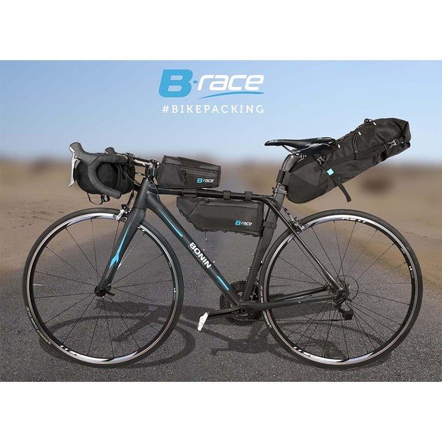 Dviračio krepšys B-Race Bikepacking ant balnelio stovo, 10l 1