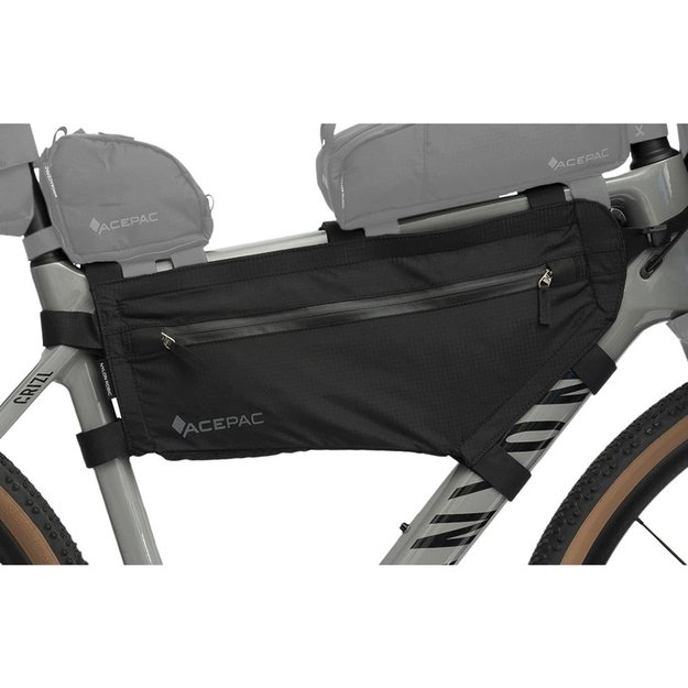 Krepšys ant rėmo Acepac Zip Frame Bag M MKIII // 3,7 l, dydis: M (juodas) 3