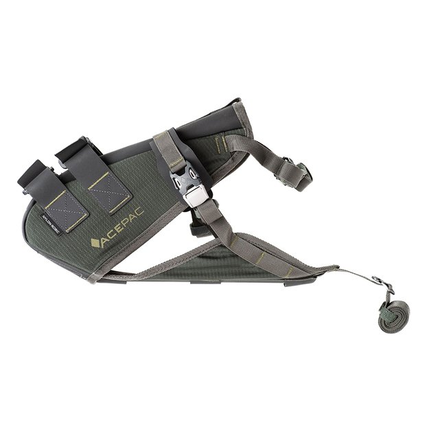 Krepšio įdėklas ant balnelio stovo Acepac Saddle Harness MKIII // 33 x 33 cm (pilka/žalia)