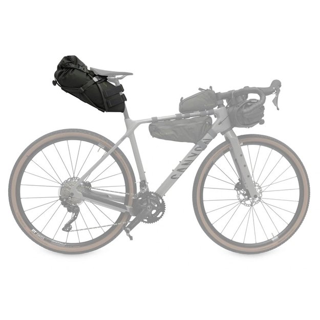 Krepšio įdėklas ant balnelio stovo Acepac Saddle Harness MKIII // 33 x 33 cm (pilka/žalia) 2