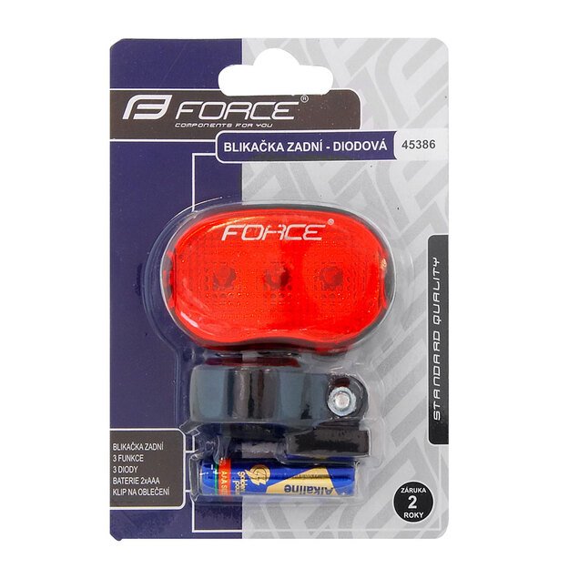 Galinis žibintas FORCE TRI 3LED 3 funkcijos 1