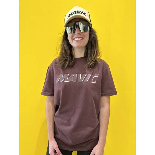 Marškinėliai MAVIC SHORT SLEEVE TEE CORPORATE LOGO AUBERGINE CORDE (T000217) 2