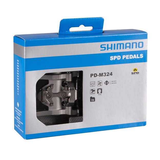 Pedalai SHIMANO M324 vienos pusės SPD (aliuminiai) 1