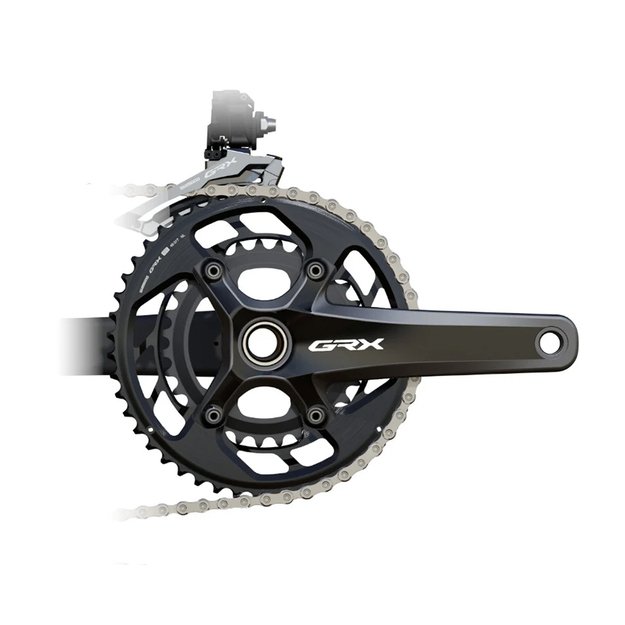 Priekinis pavarų perjungiklis Shimano GRX FD-RX820 // 2x12-speed, 48T, Brazed-On, Down-Pull 1