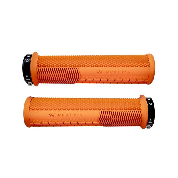 PEATY S GRIPS MONARCH KNURL THIN MANGO (PGM-KNL-THN-MNG-1)