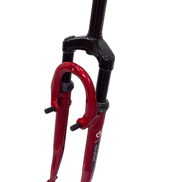 Priekinė šakė Prophete Comfort 28  // 1 1/8 , diskiniams ir V-Brake, plienas (raudona) 1