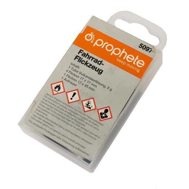 Kamerų remonto komplektas Prophete (5lopai + klijai)