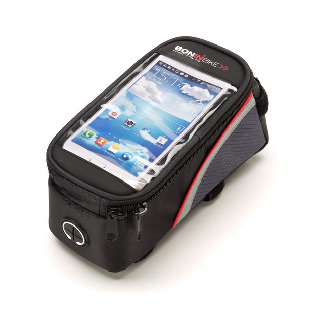 Krep&scaron;elis ant rėmo su telefono dėklu BONIN L 17,5x9x9cm (juodas)