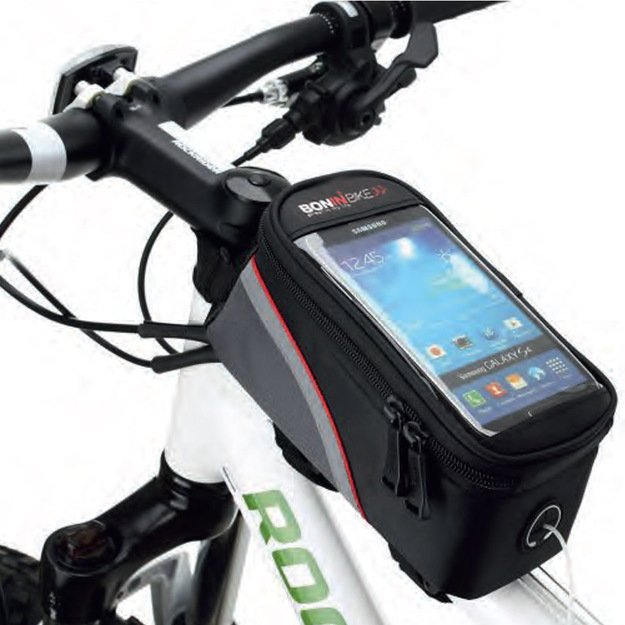 Krep&scaron;elis ant rėmo su telefono dėklu BONIN L 17,5x9x9cm (juodas)