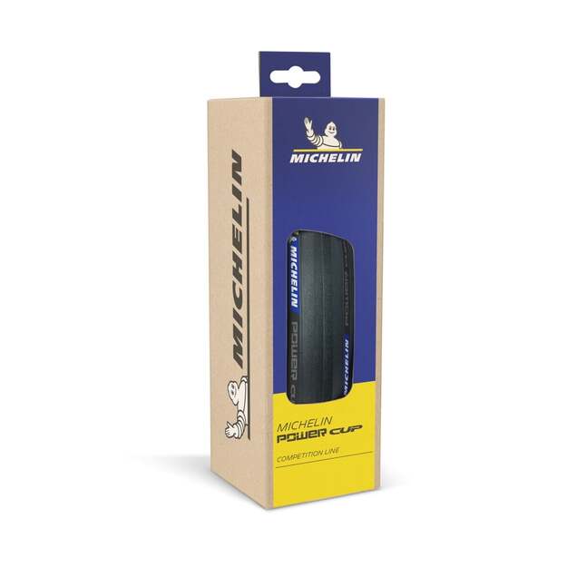 MICHELIN TIRE POWER CUP BLACK 700x32C COMPETITION LINE KEVLAR GUM-XTS TS TLR (406275) 1
