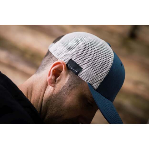 PEATY S PUBWEAR TRUCKER CAP CROWN NAVY / SILVER (PPW-CAP-CWN-NVY) 2