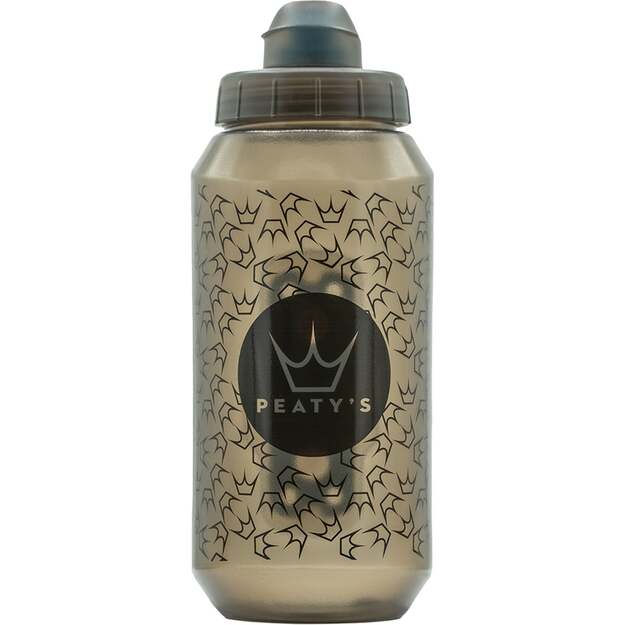 PEATY S X FIDLOCK LOCKIN BOTTLE BIG DOG BOTTLE LOGO SMOKE 750 ML (PBTL-LGO-SMK-750-12)