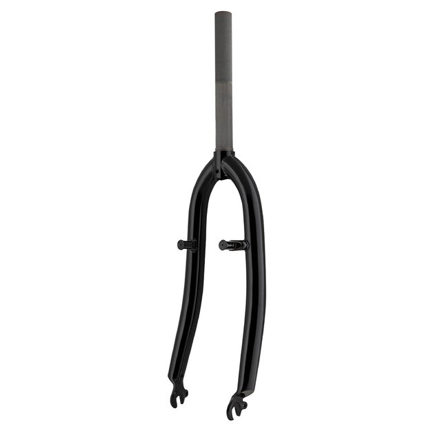 Priekinė kieta šakė FORCE 24  // MTB, 1 , V-Brake stabdžiams, plienas (juoda)