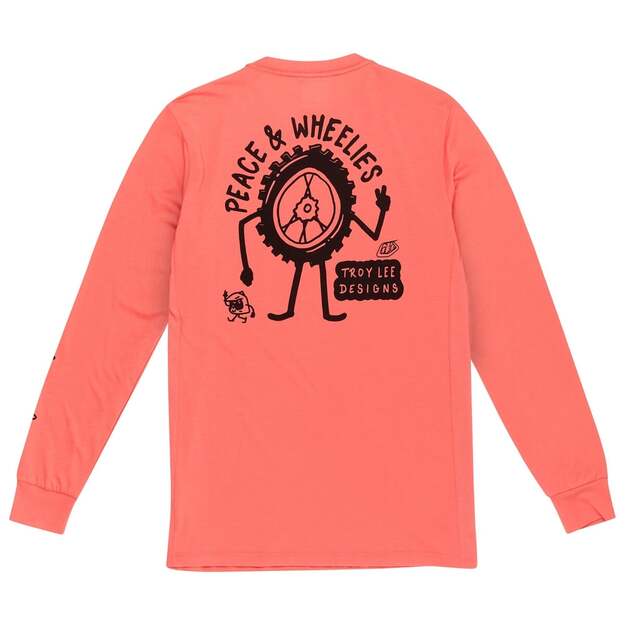 TLD YOUTH LS JERSEY SKYLINE RIDE TEE P&W MELON (38504600) 1