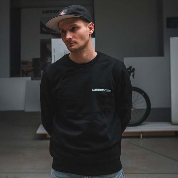 CANNONDALE LIFESTYLE SWEATSHIRT BLK/CMT