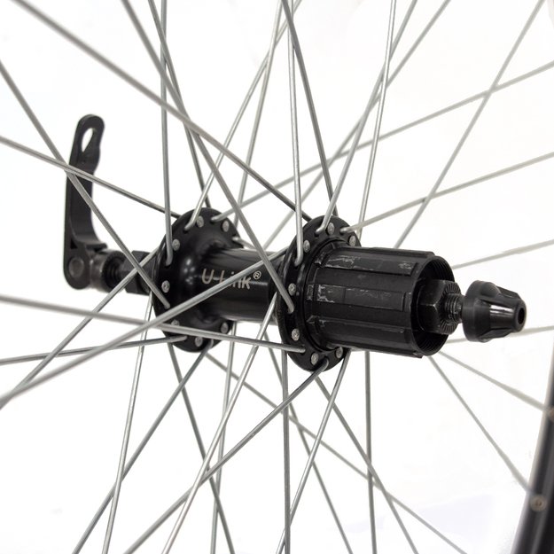 Galinis ratas SUNSTART 28/29  // V-Brake, 36H, kasetė, greitveržlė / QR, aliuminis 1